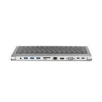 DIGITUS DA-70885 10-in-1 USB-C Docking Station mit integrierter Tastatur