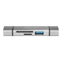 DIGITUS DA-70886 - Kartenleser (SD, microSD) - USB 3.0/USB-C