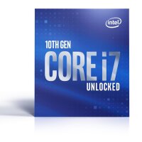 INTEL Core i7 10700K - 3.8 GHz - 8 Kerne - 16 Threads - 16 MB Cache-Speicher - LGA1200 Socket - Box