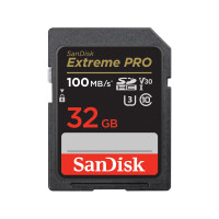 SANDISK Extreme Pro 32 GB SDHC Speicherkarte 2022 (bis 100 MB/s, Cl10, U3, V30)