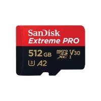 SANDISK Extreme Pro 512 GB microSDXC Speicherkarte (200...