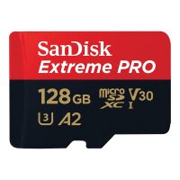 SANDISK Extreme Pro 128 GB microSDXC Speicherkarte (200...