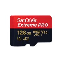 SANDISK Extreme Pro 128 GB microSDXC Speicherkarte (200...