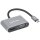 MANHATTAN USB-C auf HDMI & VGA 4in1 Konverter Power Delivery