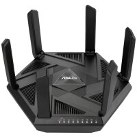 ASUS RT-AXE7800 WLAN Router WiFi 6E (802.11ax), Tri-Band, bis zu 7.800 Mbit/s, 1x 2.5 GbE LAN/WAN, 1