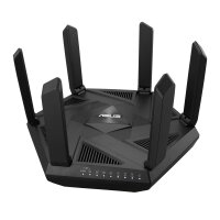 ASUS RT-AXE7800 WLAN Router WiFi 6E (802.11ax), Tri-Band, bis zu 7.800 Mbit/s, 1x 2.5 GbE LAN/WAN, 1