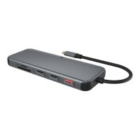 RAIDSONIC Dockingstation IcyBox USB-C   mit dreifacher Videoausgabe retail
