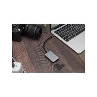 DIGITUS USB-C Card Reader 2 Port UHS-II SD4.0 TF4.0 300Mb/s