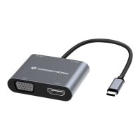 CONCEPTRONIC Adapter USB-C -> HDMI,VGA,USB3.0,100WPD...