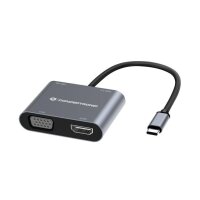 CONCEPTRONIC Adapter USB-C -> HDMI,VGA,USB3.0,100WPD...
