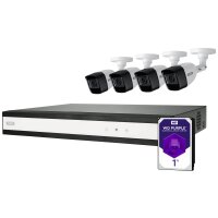 ABUS TVVR33842T - DVR + Kamera(s) - verkabelt (LAN 10/100) - 8 Kanäle - 1 x 1TB - 4 Kamera(s) - CMOS