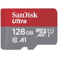 SANDISK SD MicroSD Card 128GB SanDisk Ultra A1 Class 10...