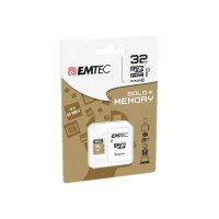 EMTEC microSDHC 32GB Class10 Gold +