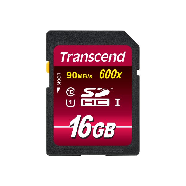 TRANSCEND Speicherkarte / SD / 16GB / Class 10 / U