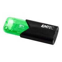 EMTEC USB-Stick 64 GB B110  USB 3.2 Click Easy Green