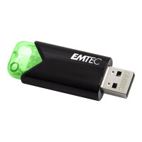 EMTEC USB-Stick 64 GB B110  USB 3.2 Click Easy Green