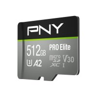 PNY MICRO-SD Card PRO ELITE 512GB Class 10 XC UHS I U3 A1...