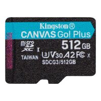 KINGSTON 512GB microSDXC Canvas Go Plus 170R A2 U3 V30...
