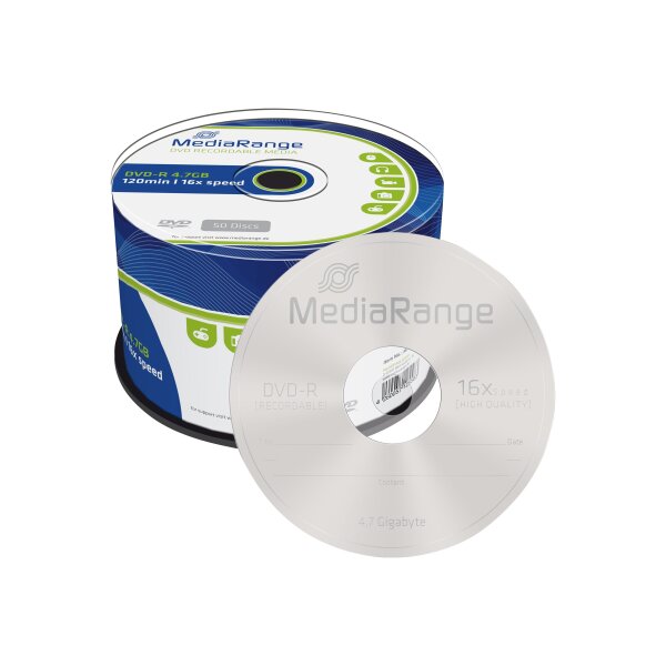 DVD-R MediaRange 16x MC 4,7GB  50St
