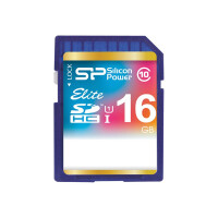 SILICON POWER SD Card 16GB Silicon Power UHS-1 (Elite...