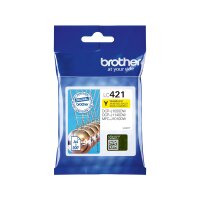BROTHER LC421Y Yellow Ink Cartridge
