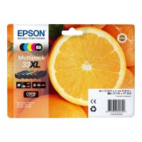 EPSON 33XL Multipack 5er Pack XL Schwarz, Gelb, Cyan,...