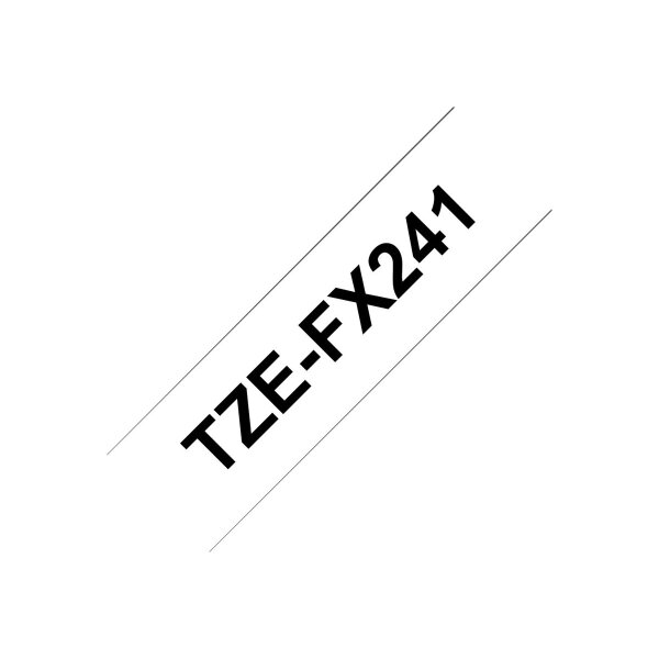 Brother Schriftband TZEFX241 weiß/schwarz