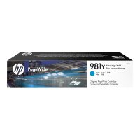 HP 981Y Besonders hohe Ergiebigkeit Cyan PageWide...
