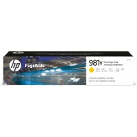 HP 981Y Besonders hohe Ergiebigkeit Gelb PageWide Tintenpatrone