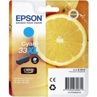 EPSON 33XL XL Cyan Tintenpatrone