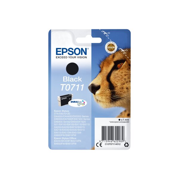 EPSON T0711 Schwarz Tintenpatrone