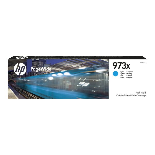 HP 973X Cyan PageWide Tintenpatrone