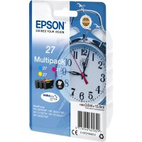 EPSON 27 Multi Pack 3er Pack Gelb, Cyan, Magenta Tintenpatrone