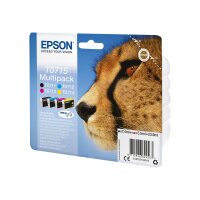 EPSON T0715 Multipack 4er Pack Schwarz, Gelb, Cyan,...