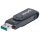 MANHATTAN USB 3.0 Multi-Card Reader/Writer externer Kartenleser 24-in-1 schwarz besonders kompakt