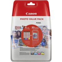 CANON CLI 571 XL C/M/Y/BK Photo Value Pack 4er Pack Schwarz, Gelb, Cyan, Magenta Tintenbehälter /