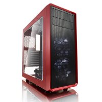FRACTAL DESIGN Focus G ATX Gaming Gehäuse mit Seitenfenster - Rot