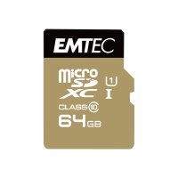EMTEC microSDXC 64GB Class10 Gold +