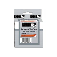 DYMO Rhino Band Vinyl schwarz auf orange 19 mm x 5,5 m