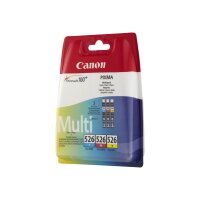 CANON CLI 526 Multipack 3er Pack Gelb, Cyan, Magenta Tintenbehälter