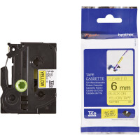 Tape TZEFX611/glb/bk/8m/6mm/flex/PT 1000