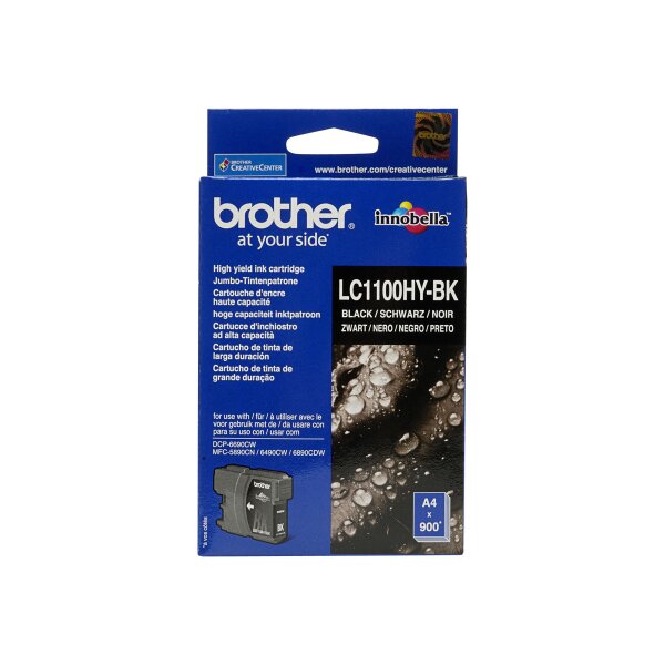 BROTHER LC1100HYBK Schwarz Tintenpatrone