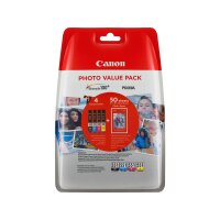 CANON CLI 551 C/M/Y/BK Photo Value Pack 4er Pack Schwarz, Gelb, Cyan, Magenta Tintenbehälter /