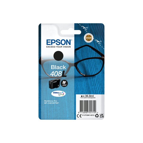 EPSON Ink/Singlepack Black 408L DURABrite Ultr
