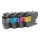 BROTHER Black Cyan Magenta and Yellow Ink Cartridges Multipack Each cartridge prints up to 550 pages