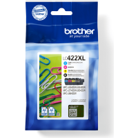 BROTHER Black Cyan Magenta and Yellow Ink Cartridges Multipack Each cartridge prints up to 1500 page