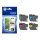 BROTHER Black Cyan Magenta and Yellow Ink Cartridges Multipack Each cartridge prints up to 1500 page
