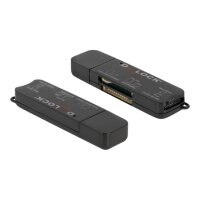 DELOCK SuperSpeed USB Card Reader für SD/Micro SD/MS...