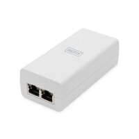 DIGITUS Gigabit Ethernet PoE Injektor 802.3at 30W weiß