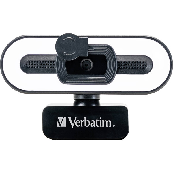 VERBATIM Webcam mit Mikro+Licht AWC-02 Full HD 1080p Autof retail
